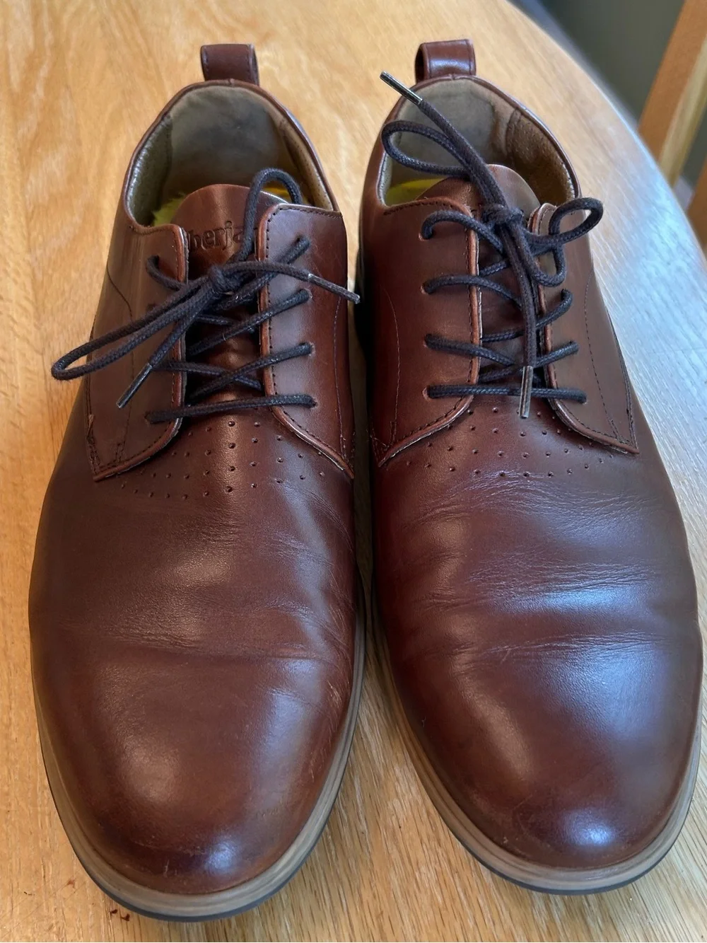 Amberjack “ The Original “ Brown Leather Lace-Up Shoes
